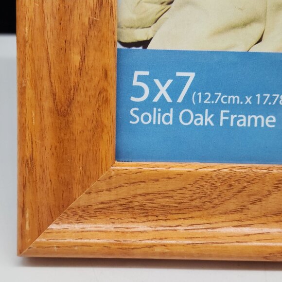 Mainstays Solid Oak 5x7 Picture Frame With Easel Back - Picture 3 of 10